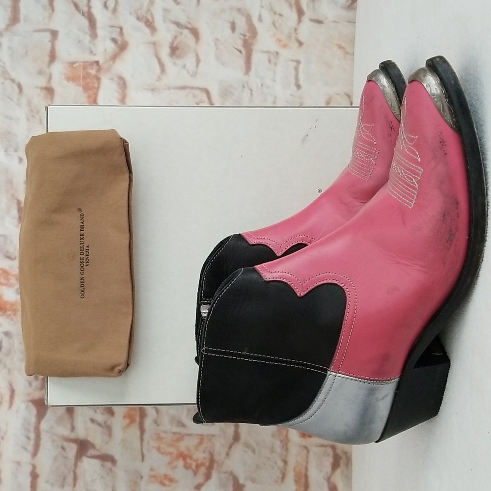New Golden Goose Young Distressed Leather Boot
